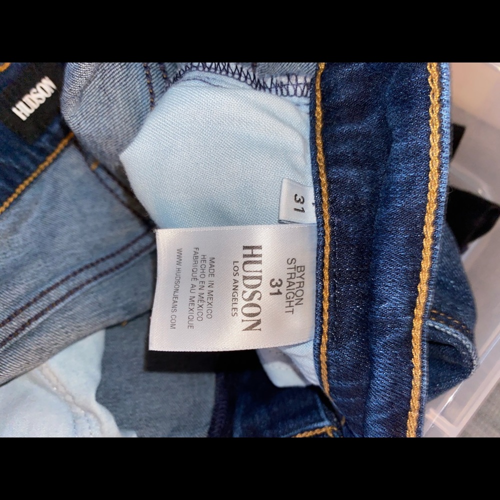 Men’s dark wash Hudson Jeans